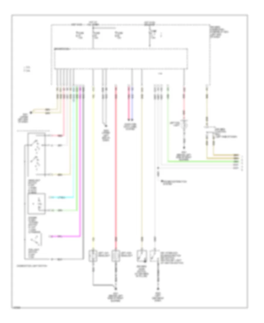 Headlights Wiring Diagram 1 of 2 for Honda Crosstour EX 2014