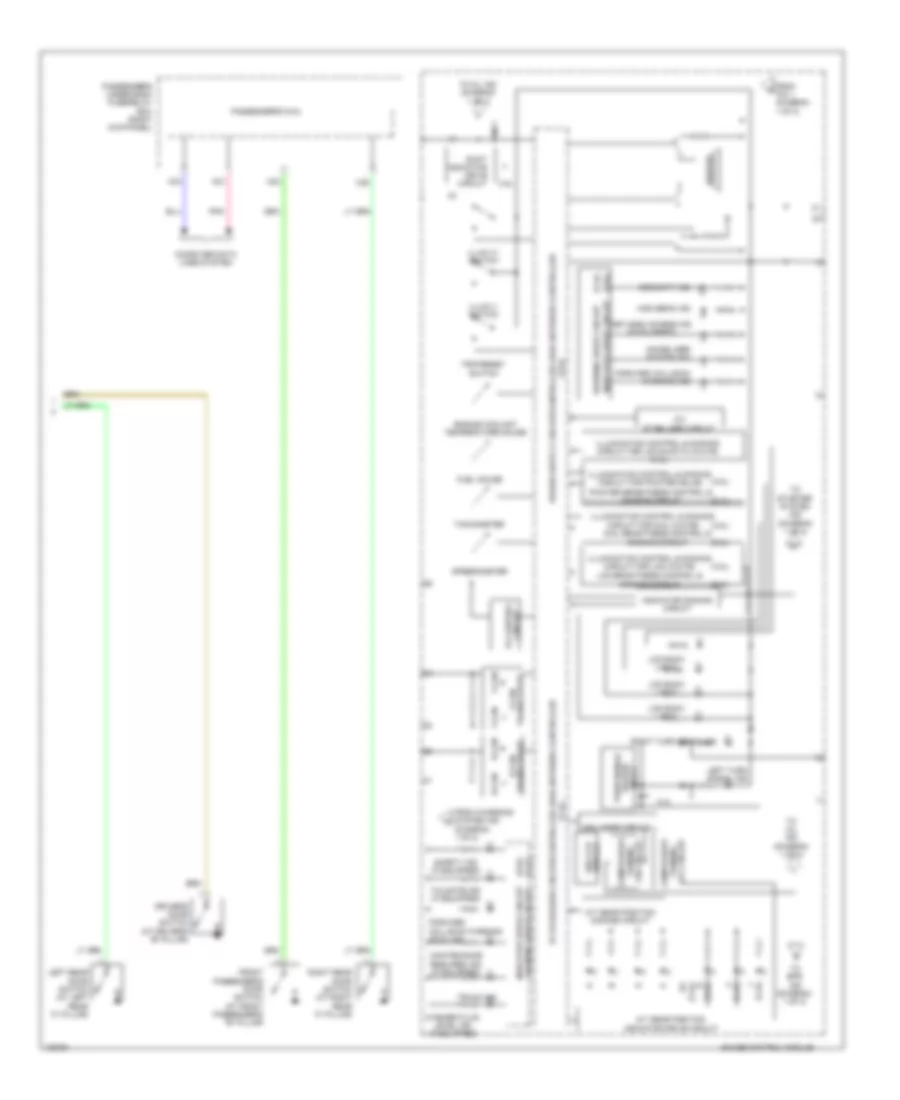 Instrument Cluster Wiring Diagram (2 of 2) for Honda Crosstour EX 2014