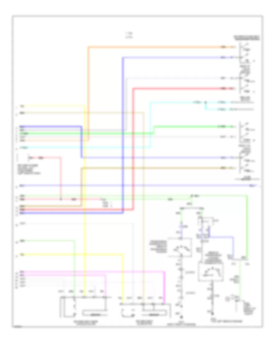 Memory Seat Wiring Diagram (2 of 3) for Honda Crosstour EX 2014