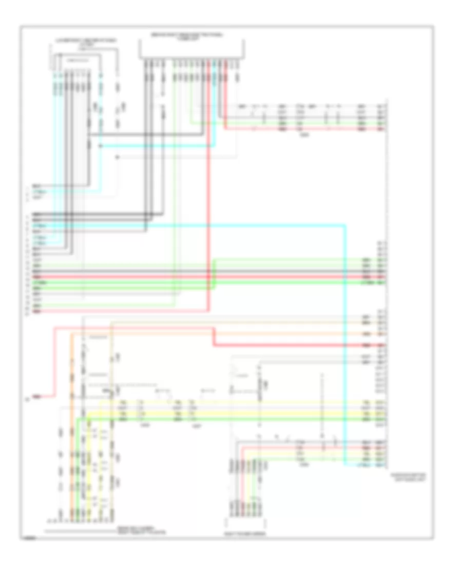 2.4L, Navigation Wiring Diagram (6 of 6) for Honda Crosstour EX 2014