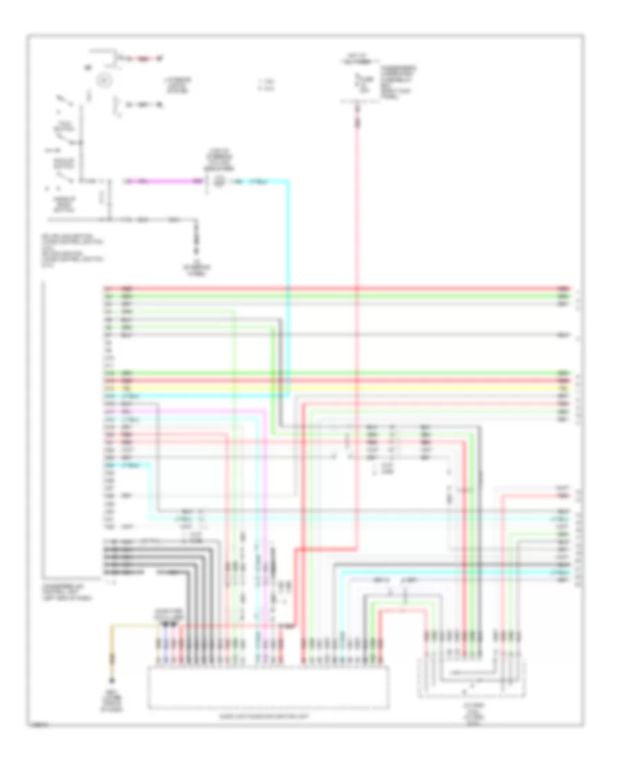 3.5L, Hands Free Module Wiring Diagram (1 of 2) for Honda Crosstour EX 2014