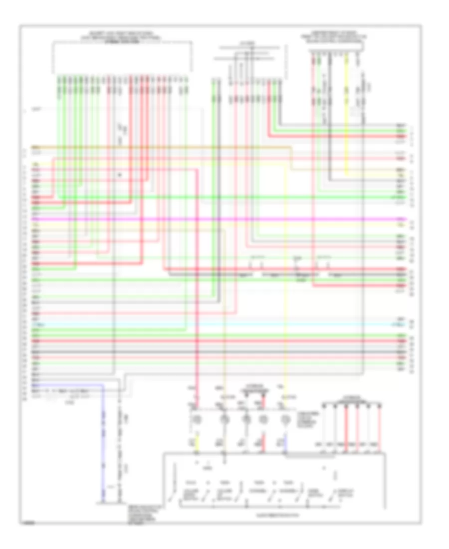 3.5L, Navigation Wiring Diagram (2 of 6) for Honda Crosstour EX 2014