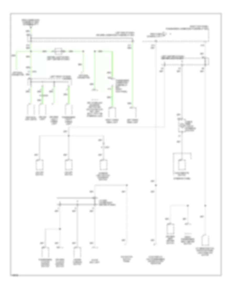 2.4L, Power Distribution Wiring Diagram (5 of 7) for Honda Crosstour EX 2014