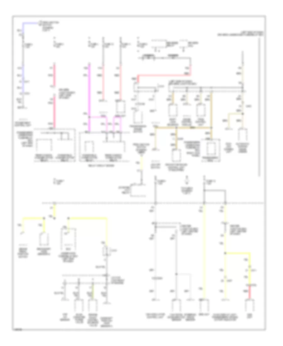 2.4L, Power Distribution Wiring Diagram (6 of 7) for Honda Crosstour EX 2014
