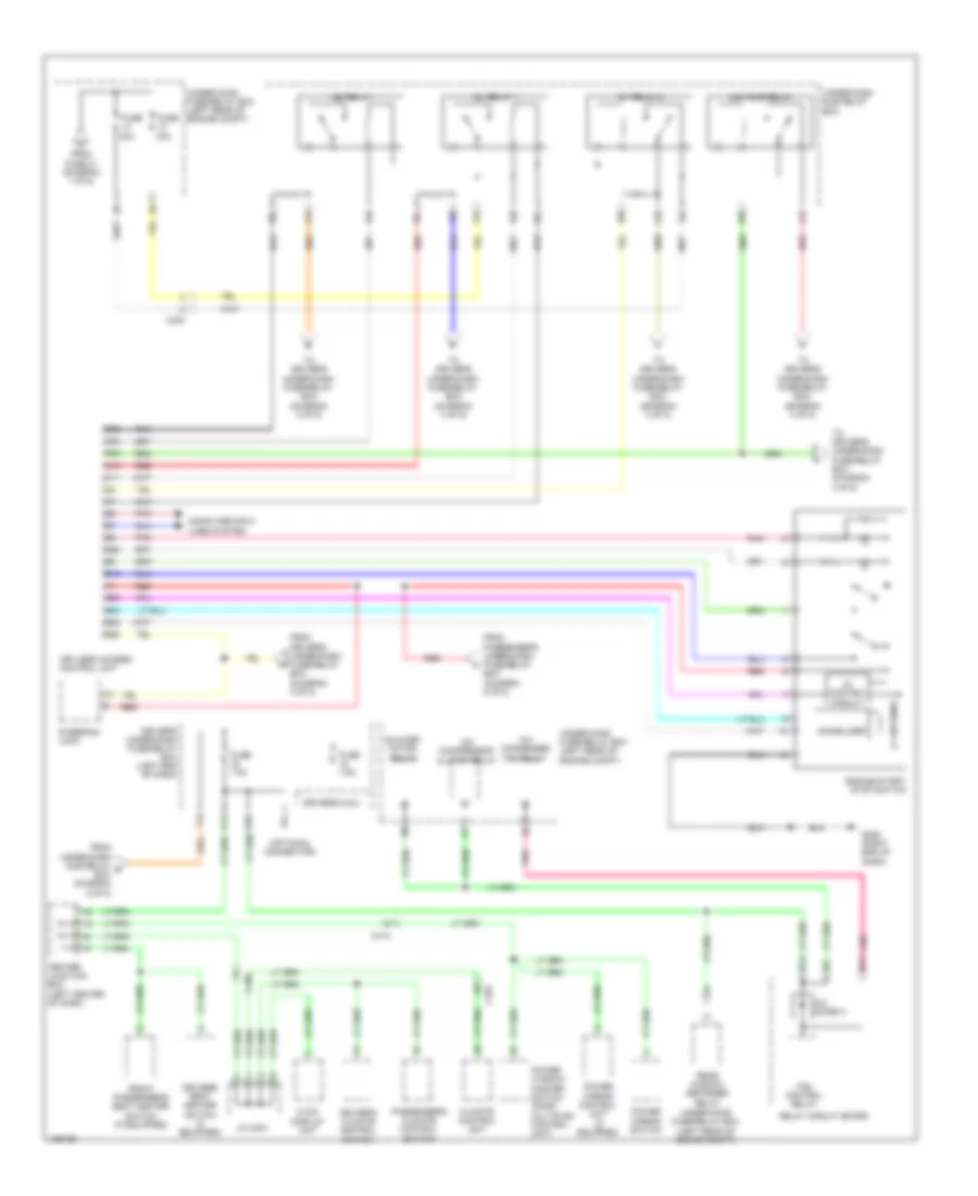 3 5L Power Distribution Wiring Diagram 2 of 5 for Honda Crosstour EX 2014