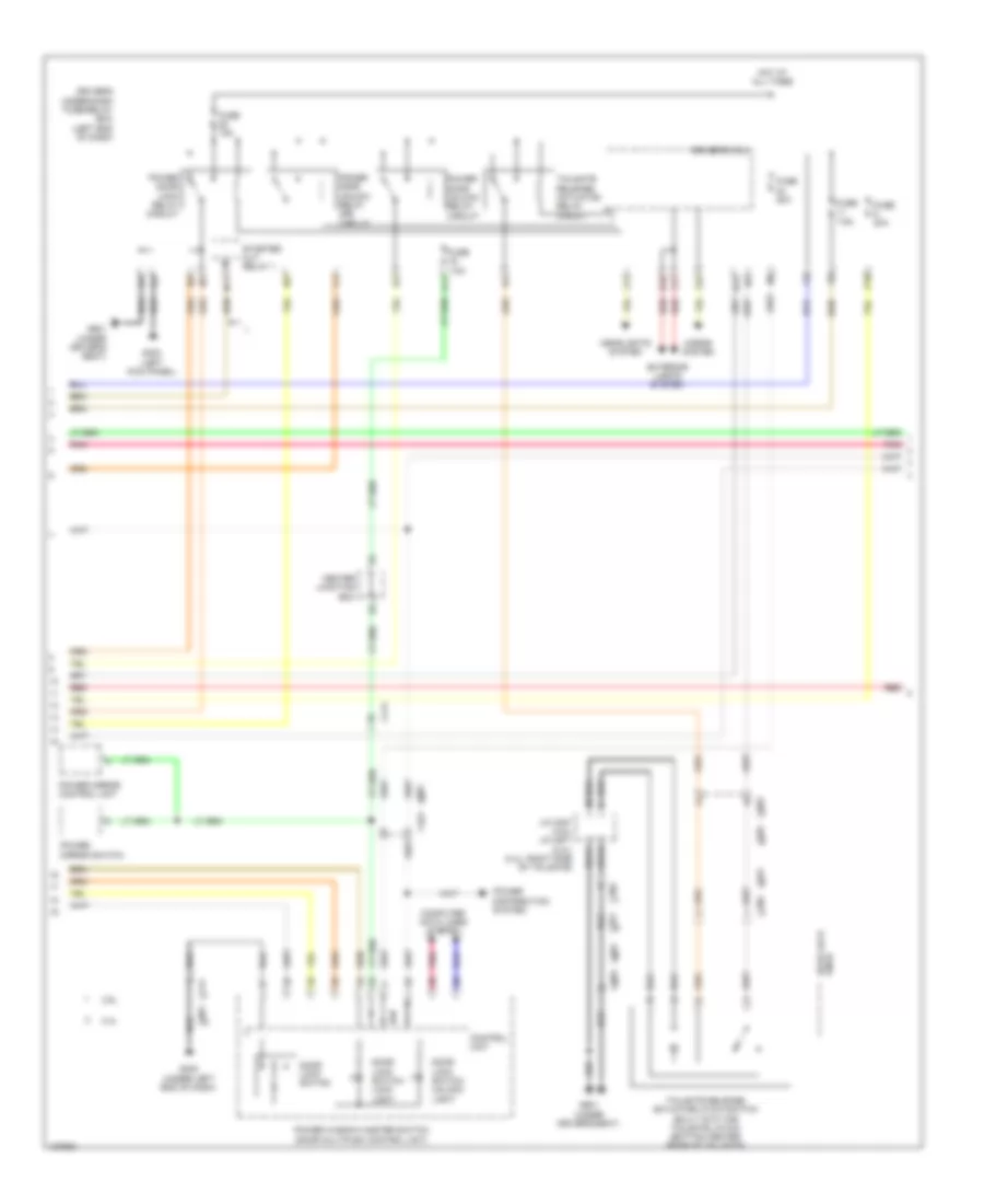 Power Door Locks Wiring Diagram 4 of 6 for Honda Crosstour EX 2014