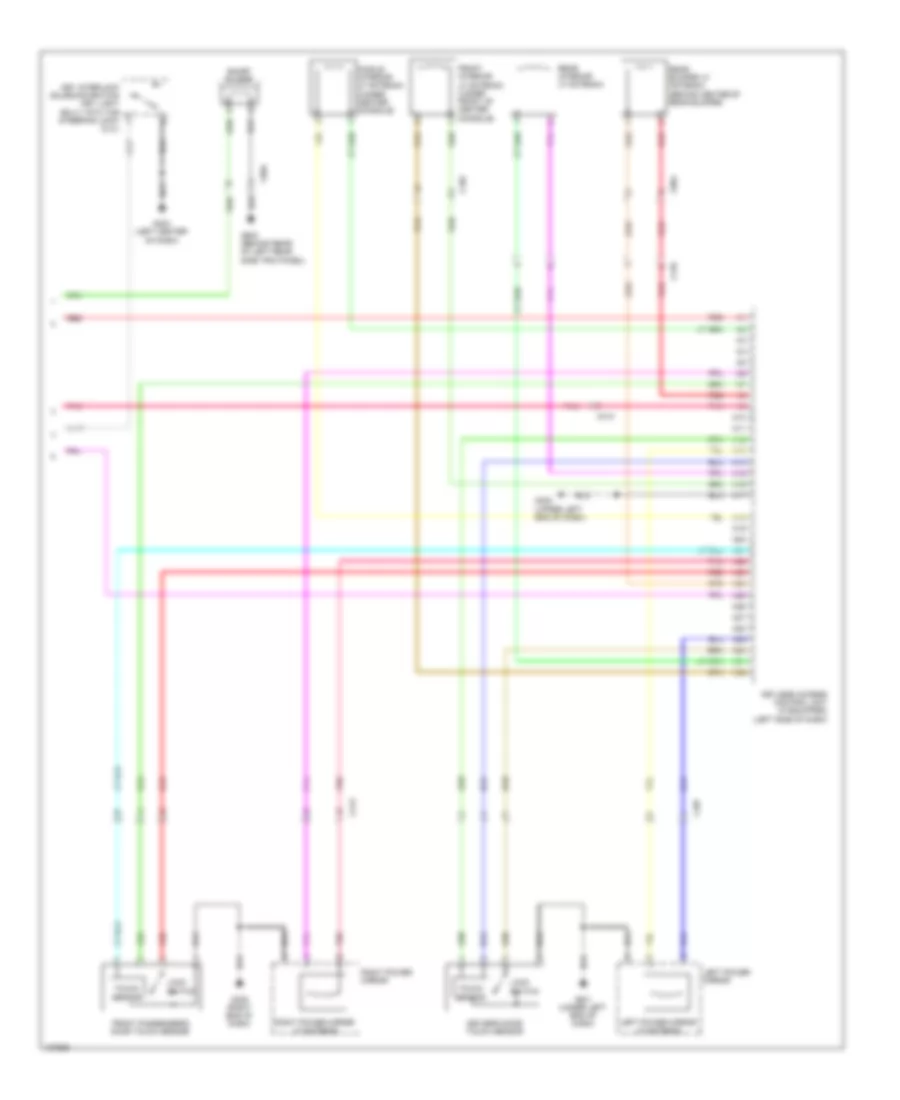 Power Door Locks Wiring Diagram (6 of 6) for Honda Crosstour EX 2014
