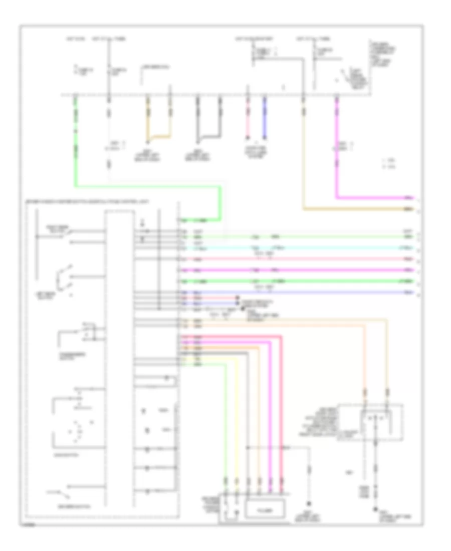 Power Windows Wiring Diagram 1 of 3 for Honda Crosstour EX 2014