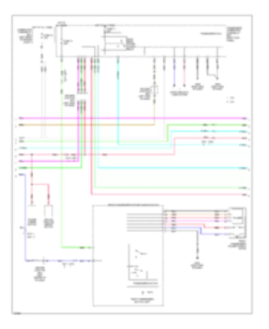Power Windows Wiring Diagram (2 of 3) for Honda Crosstour EX 2014