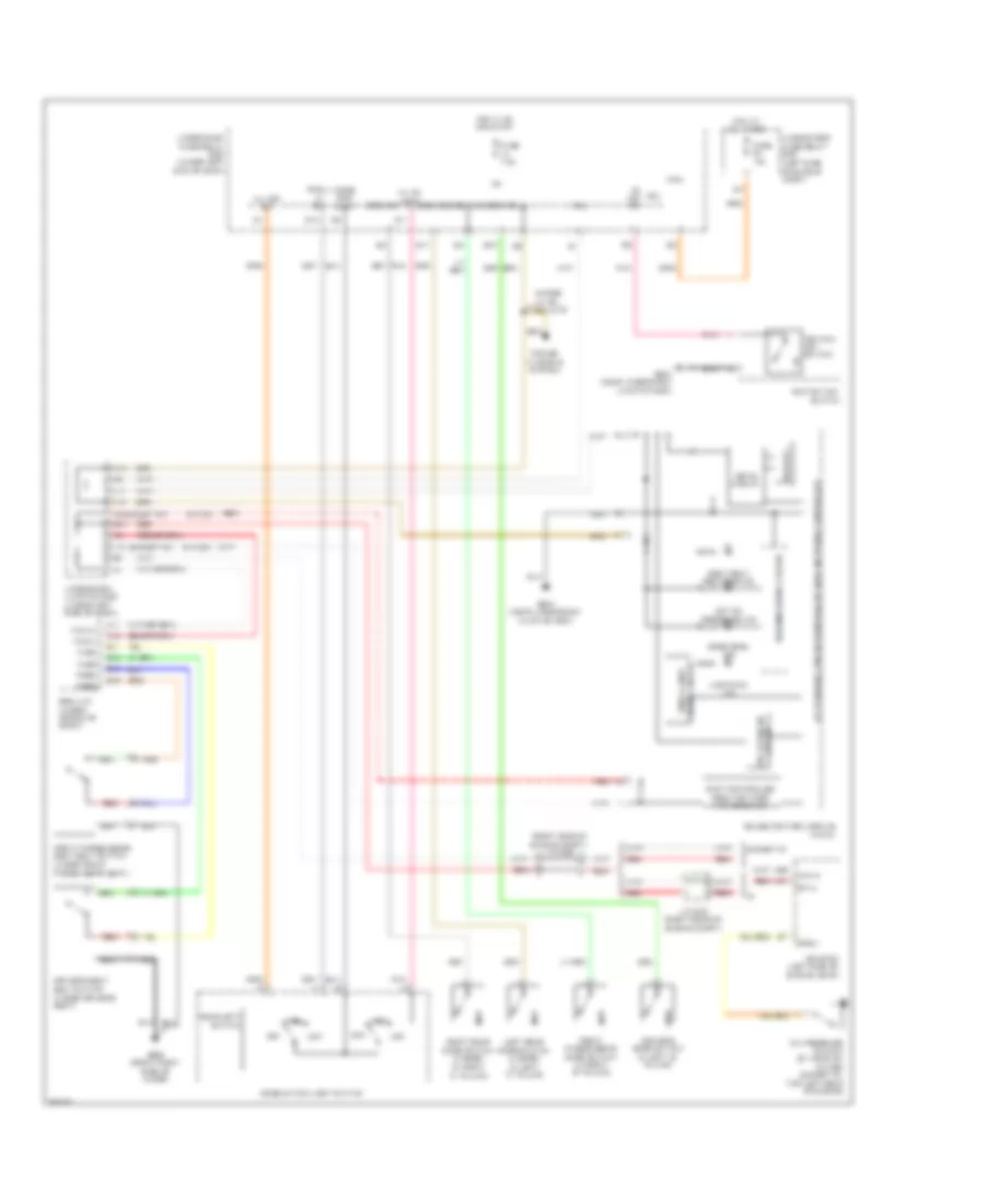 Chime Wiring Diagram Except Hybrid for Honda Civic Si 2008
