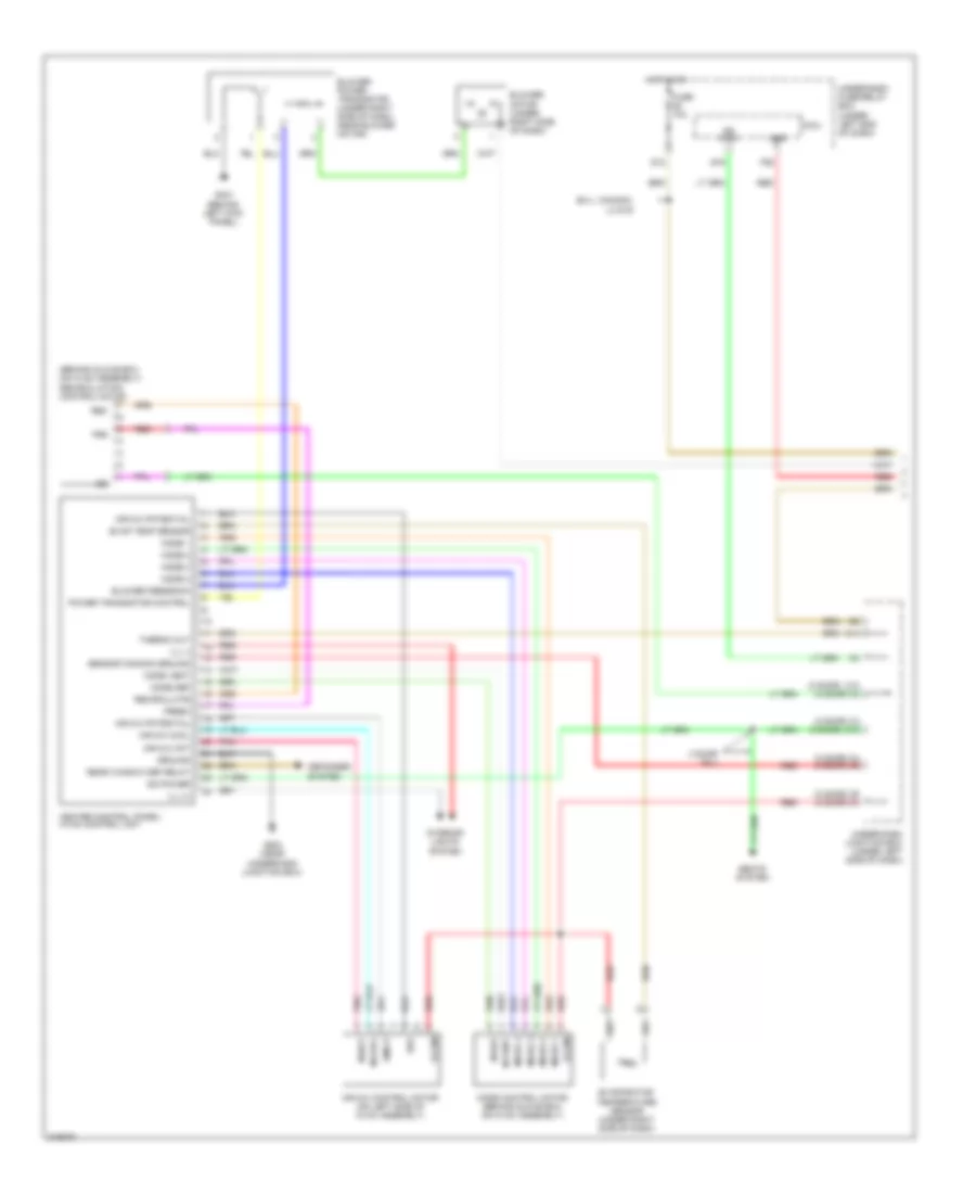 Manual A C Wiring Diagram Except Hybrid 1 of 2 for Honda Civic Hybrid 2009