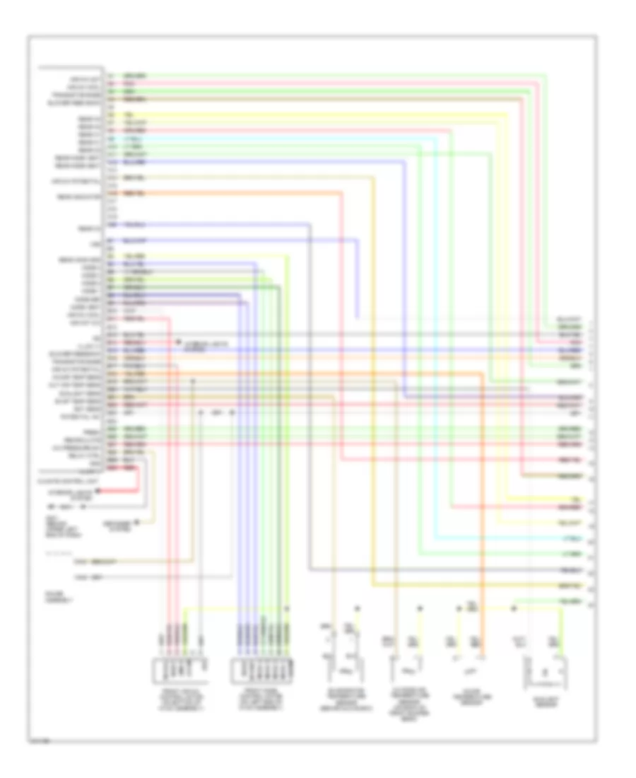 Automatic A C Wiring Diagram 1 of 3 for Honda Pilot LX 2005