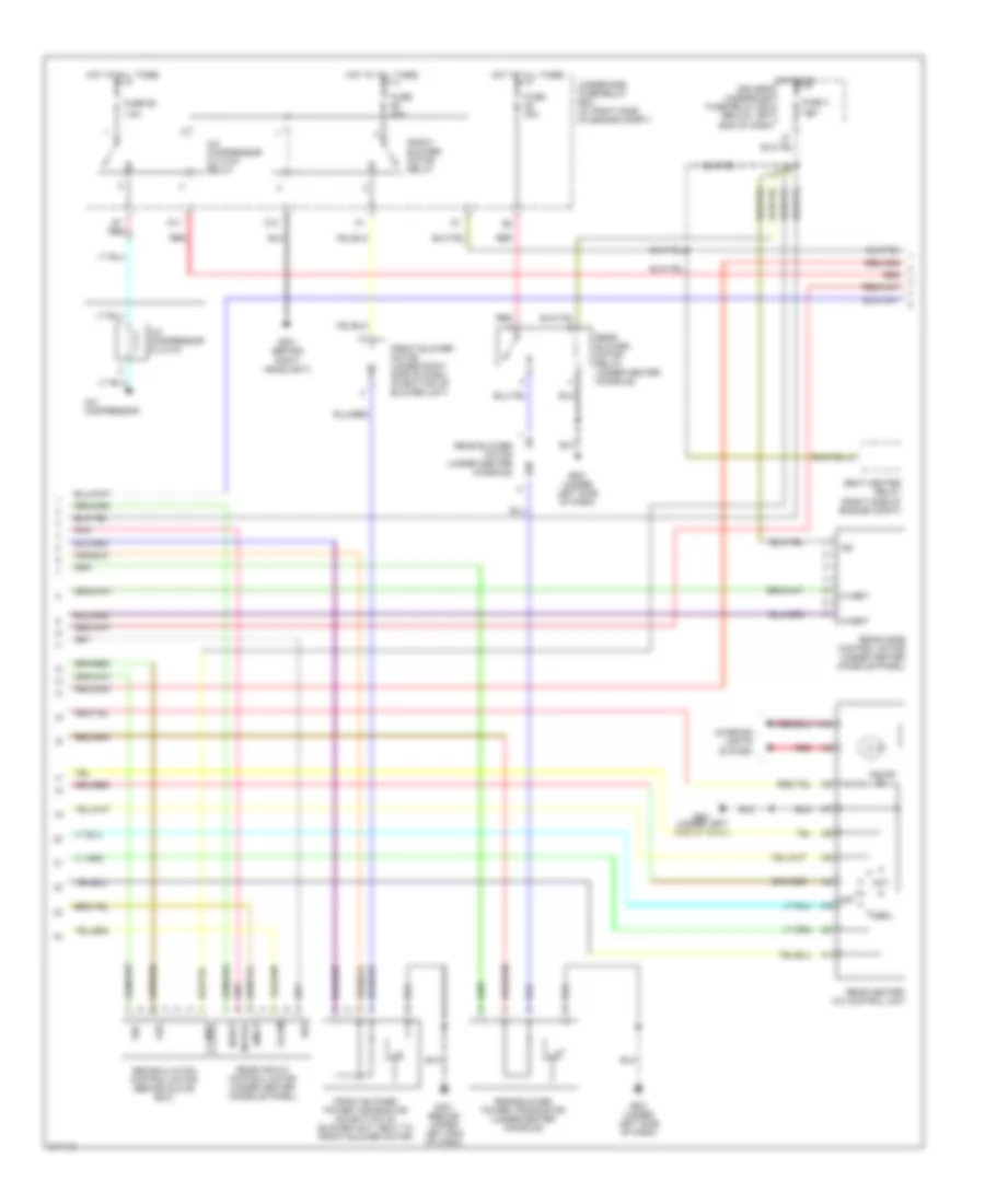 Automatic AC Wiring Diagram (2 of 3) for Honda Pilot LX 2005