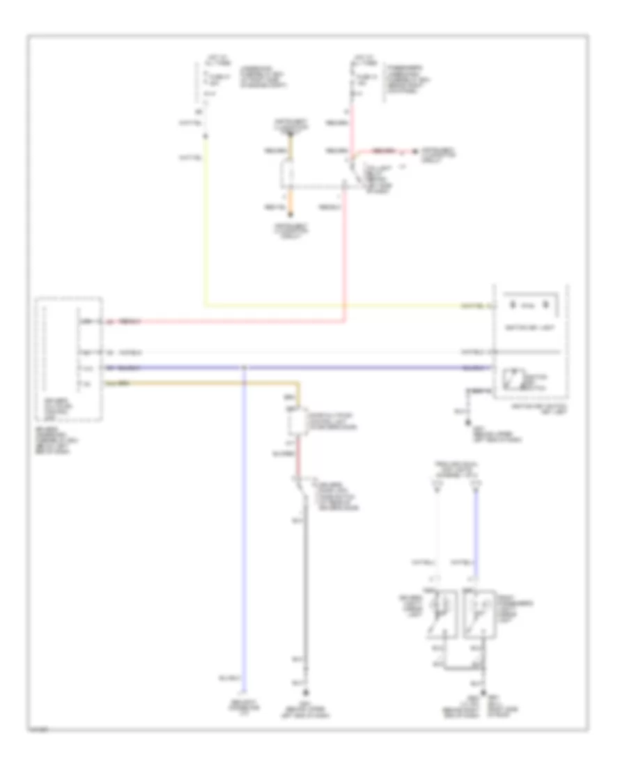 Courtesy Lamps Wiring Diagram 2 of 2 for Honda Pilot LX 2005