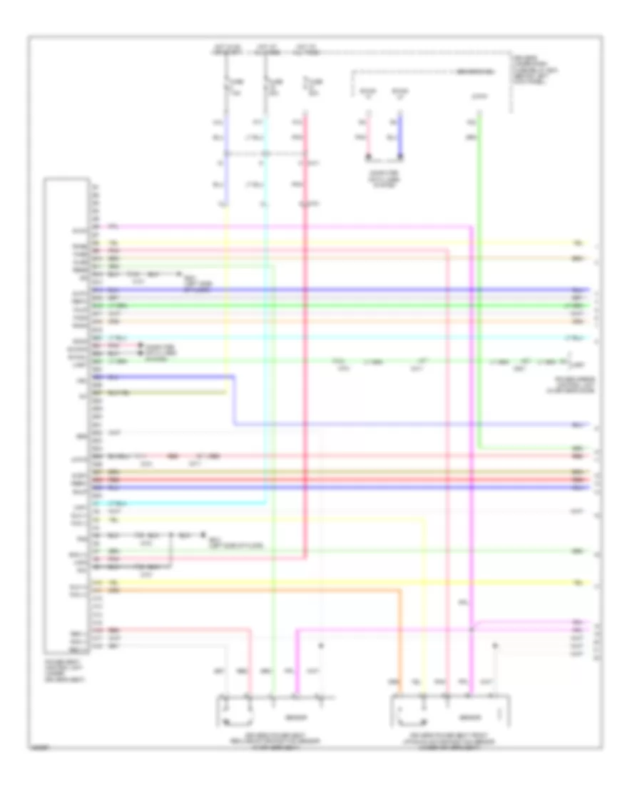 Memory Seat Wiring Diagram (1 of 3) for Honda Accord Crosstour EX 2011