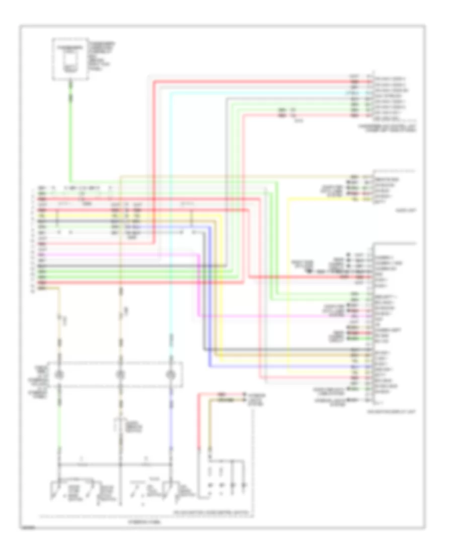 Navigation Wiring Diagram (2 of 2) for Honda Accord Crosstour EX 2011