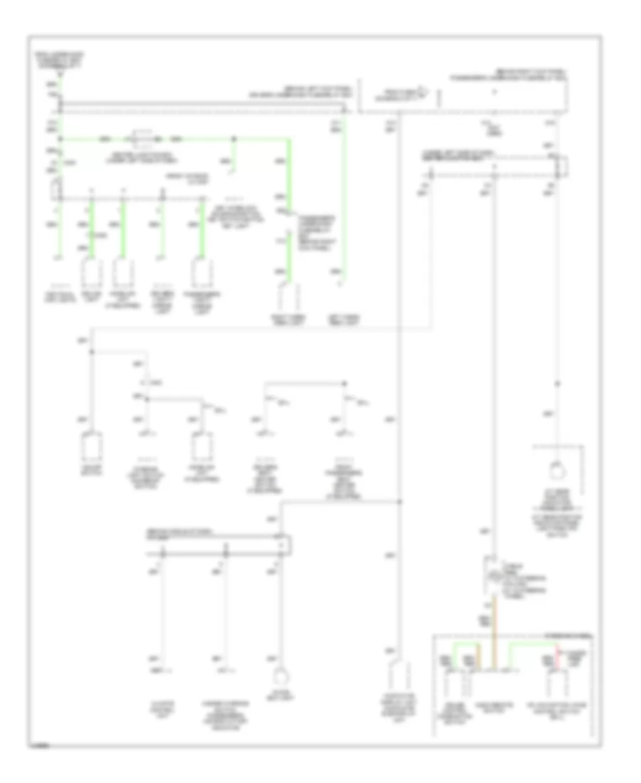 Power Distribution Wiring Diagram (5 of 7) for Honda Accord Crosstour EX 2011