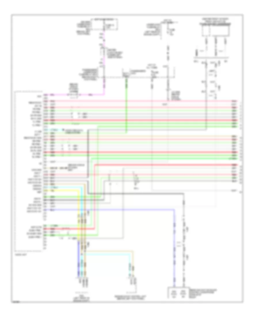 Base Radio Wiring Diagram 1 of 3 for Honda Accord Crosstour EX 2011