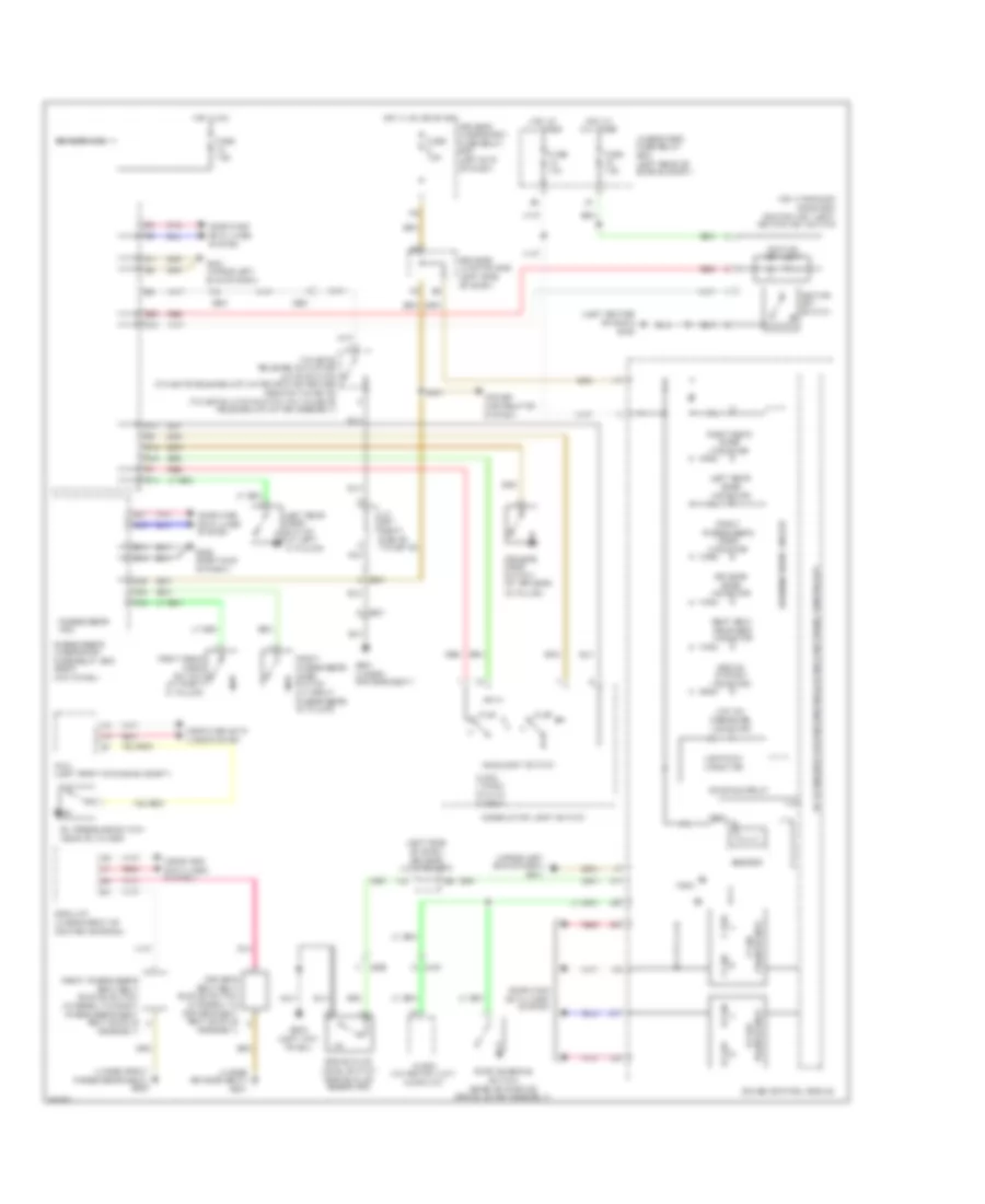 2 4L Chime Wiring Diagram for Honda Crosstour EX L 2014