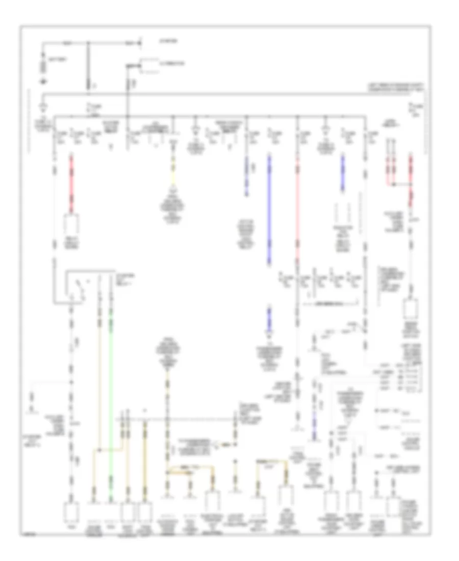 3 5L Power Distribution Wiring Diagram 1 of 5 for Honda Crosstour EX L 2014