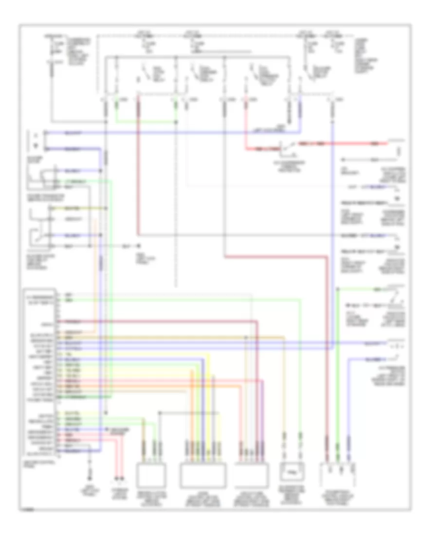 Manual AC Wiring Diagram for Honda CR-V EX 1999