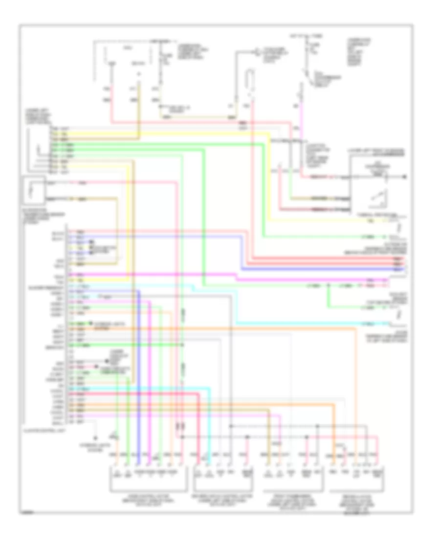Automatic AC Wiring Diagram (1 of 2) for Honda CR-V EX 2008