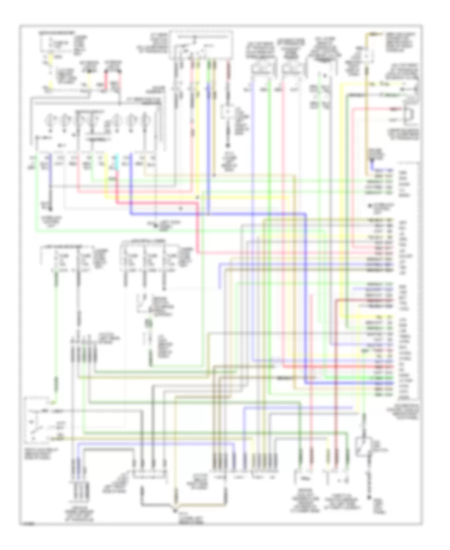A T Wiring Diagram for Honda CR V LX 1999