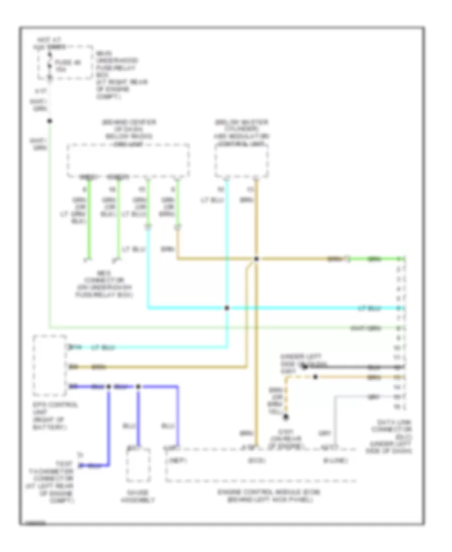 Computer Data Lines Wiring Diagram for Honda S2005 2000