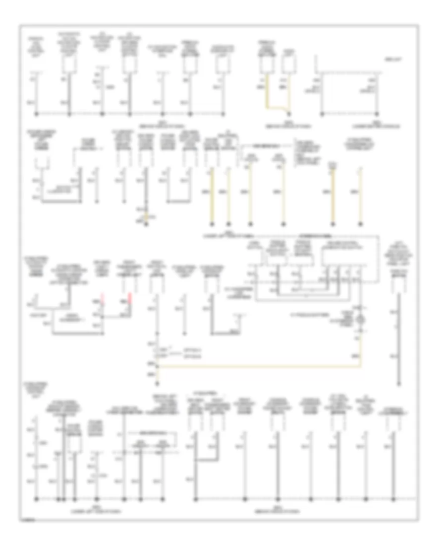 Ground Distribution Wiring Diagram (3 of 5) for Honda Accord EX 2011