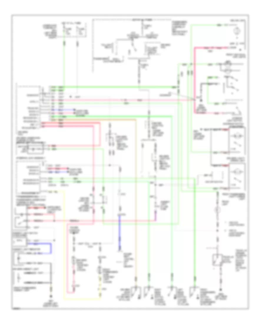 Courtesy Lamps Wiring Diagram for Honda Accord EX 2011