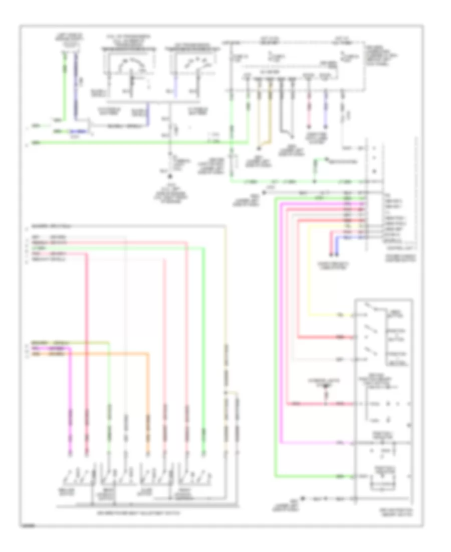 Memory Systems Wiring Diagram 2 of 2 for Honda Accord EX 2011