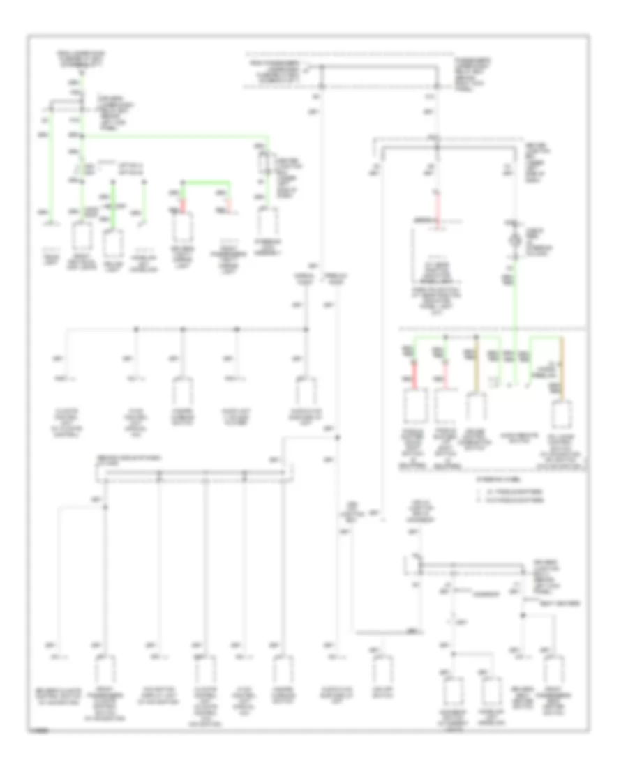 Power Distribution Wiring Diagram (5 of 7) for Honda Accord EX 2011