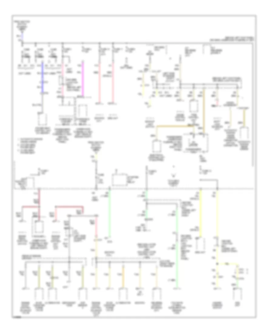 Power Distribution Wiring Diagram (6 of 7) for Honda Accord EX 2011