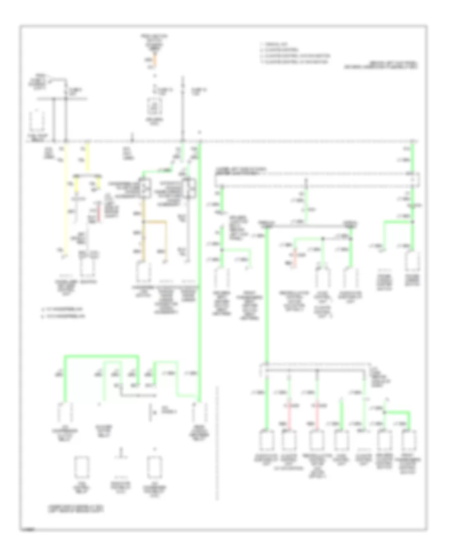 Power Distribution Wiring Diagram (7 of 7) for Honda Accord EX 2011