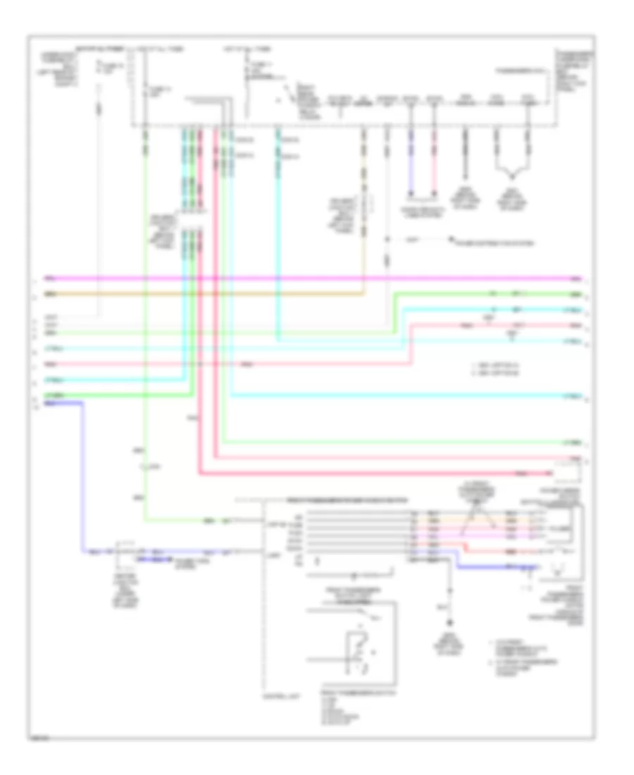 Power Windows Wiring Diagram 2 of 3 for Honda Accord EX 2011