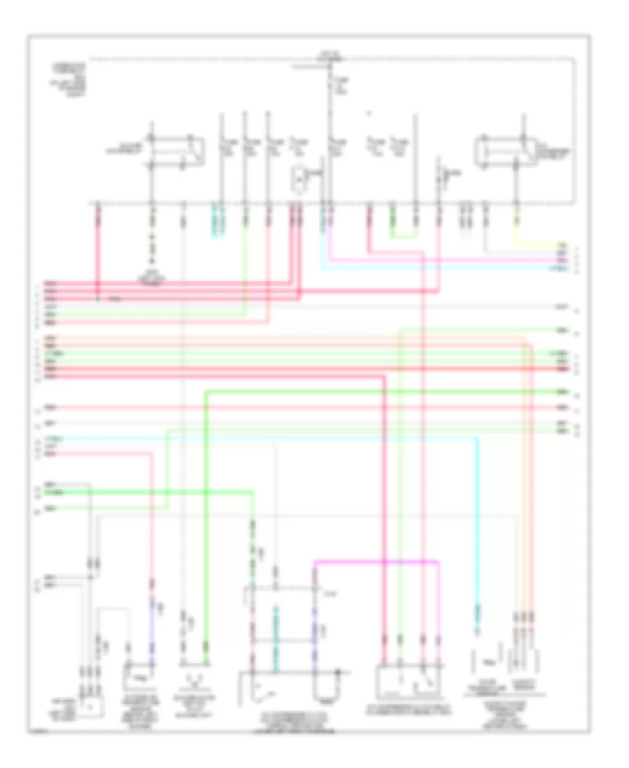 Automatic AC Wiring Diagram (2 of 3) for Honda CR-V EX 2014