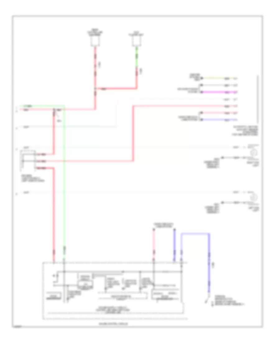 Headlights Wiring Diagram (2 of 2) for Honda CR-V EX 2014