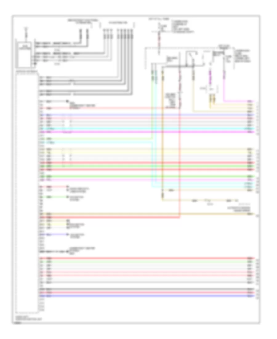 Navigation Wiring Diagram (1 of 4) for Honda CR-V EX 2014