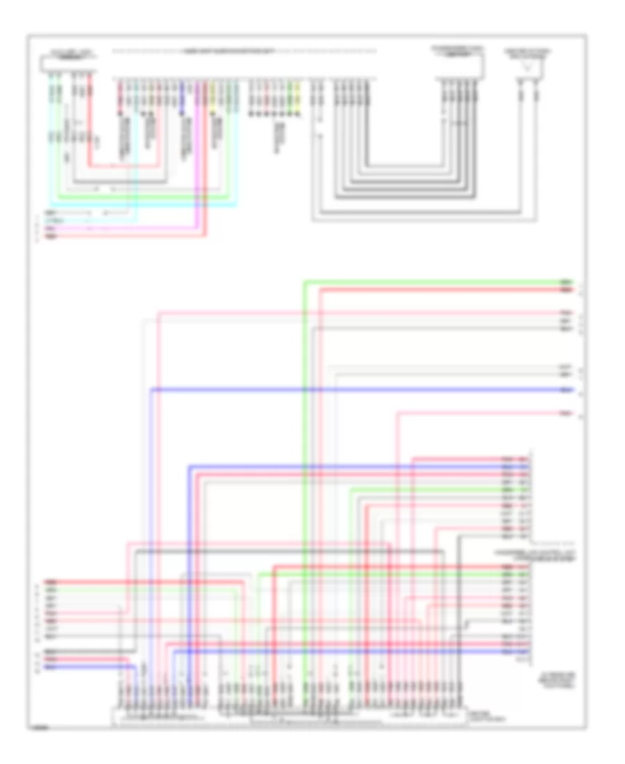 Navigation Wiring Diagram 3 of 4 for Honda CR V EX 2014