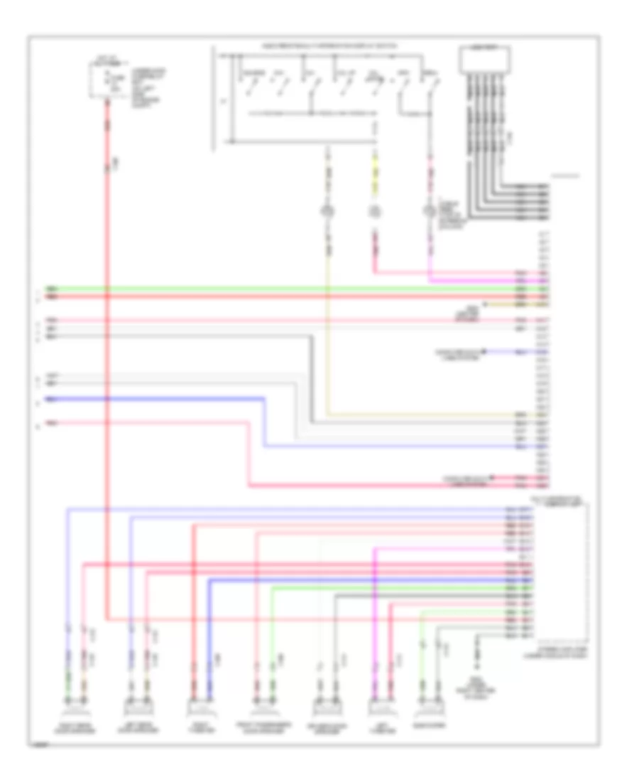 Navigation Wiring Diagram 4 of 4 for Honda CR V EX 2014