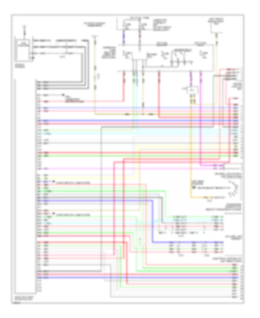 Base Radio Wiring Diagram 1 of 2 for Honda CR V EX 2014