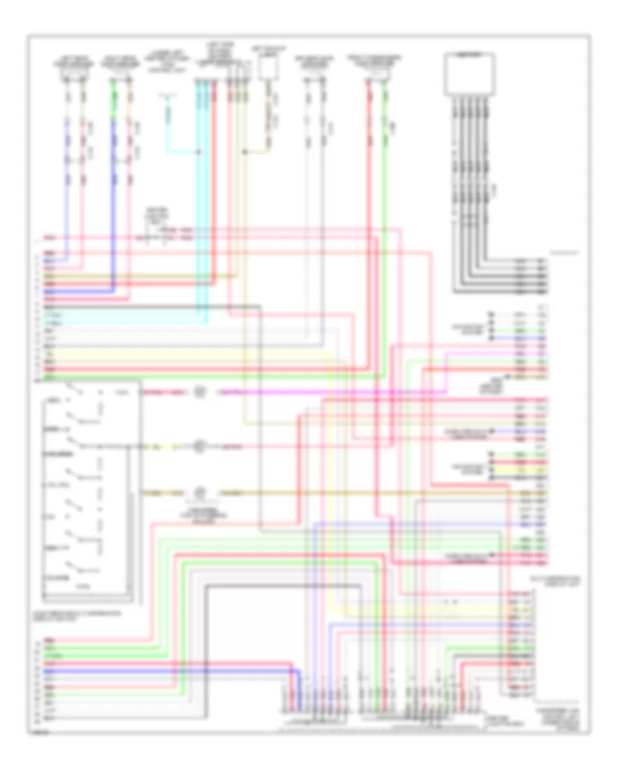 Base Radio Wiring Diagram (2 of 2) for Honda CR-V EX 2014