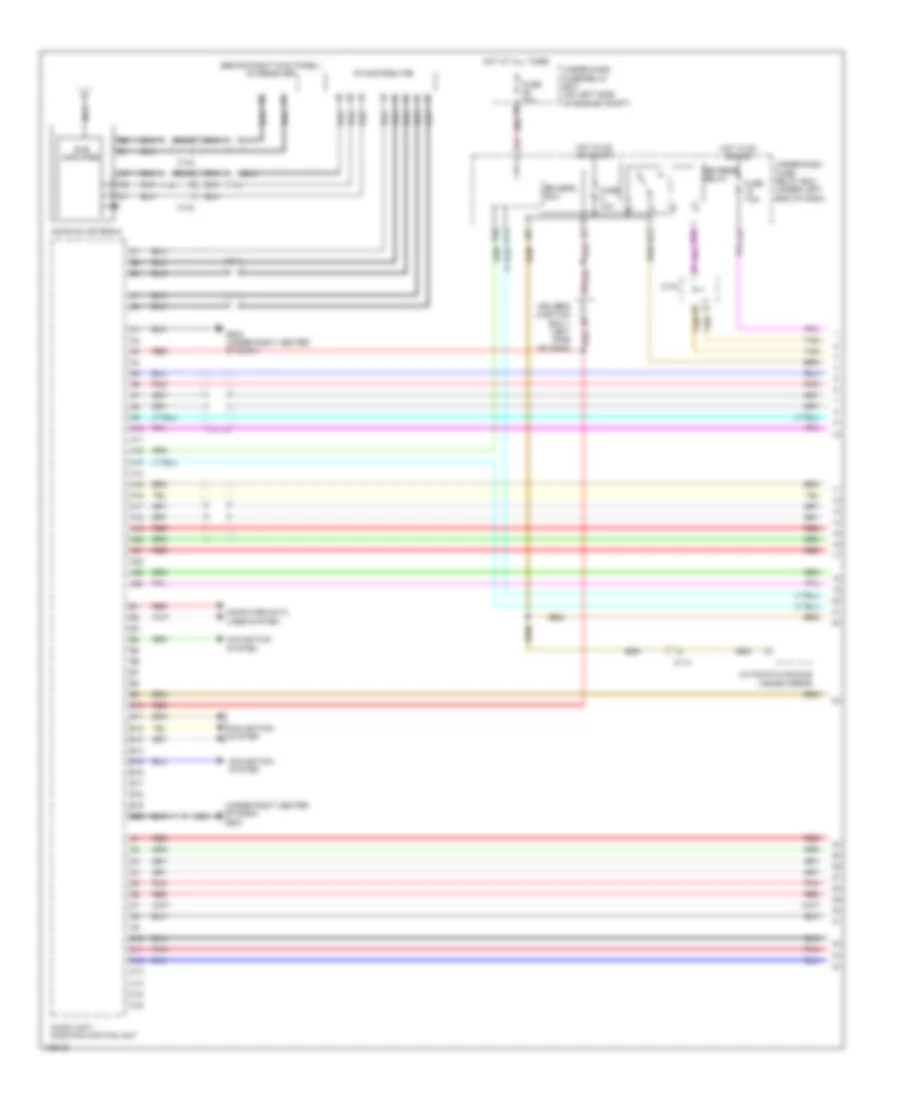 Premium Radio Wiring Diagram, with Navigation (1 of 4) for Honda CR-V EX 2014