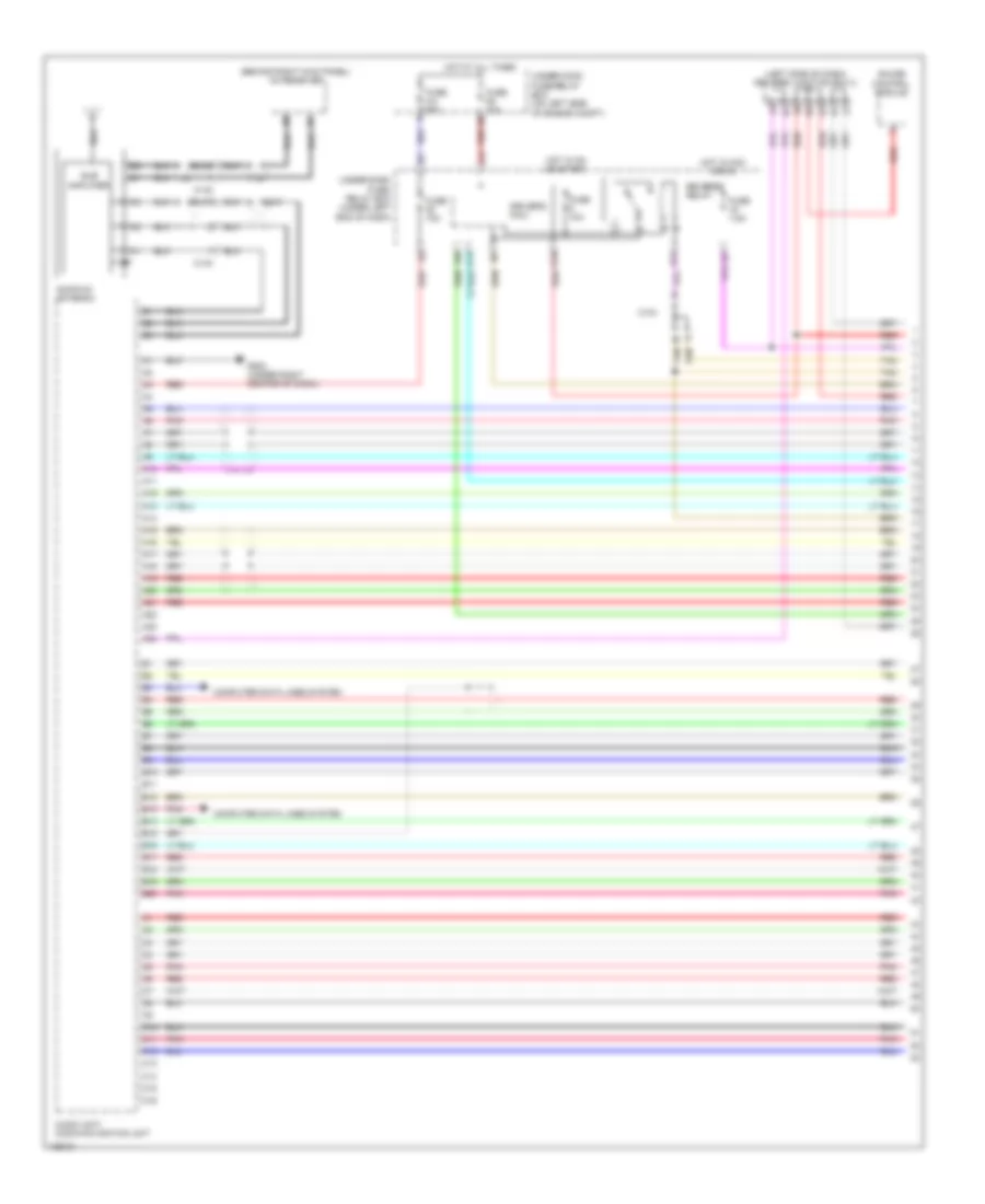 Premium Radio Wiring Diagram, without Navigation (1 of 4) for Honda CR-V EX 2014