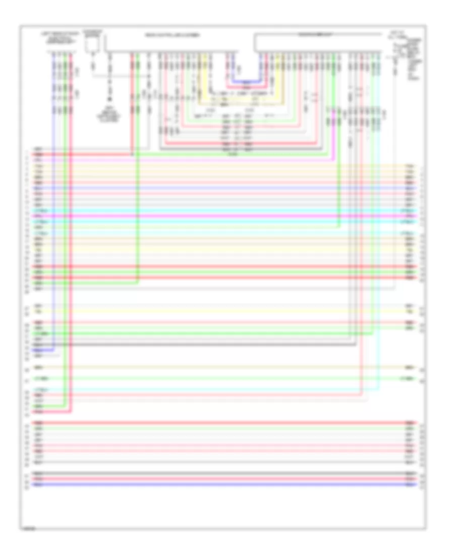 Premium Radio Wiring Diagram, without Navigation (2 of 4) for Honda CR-V EX 2014