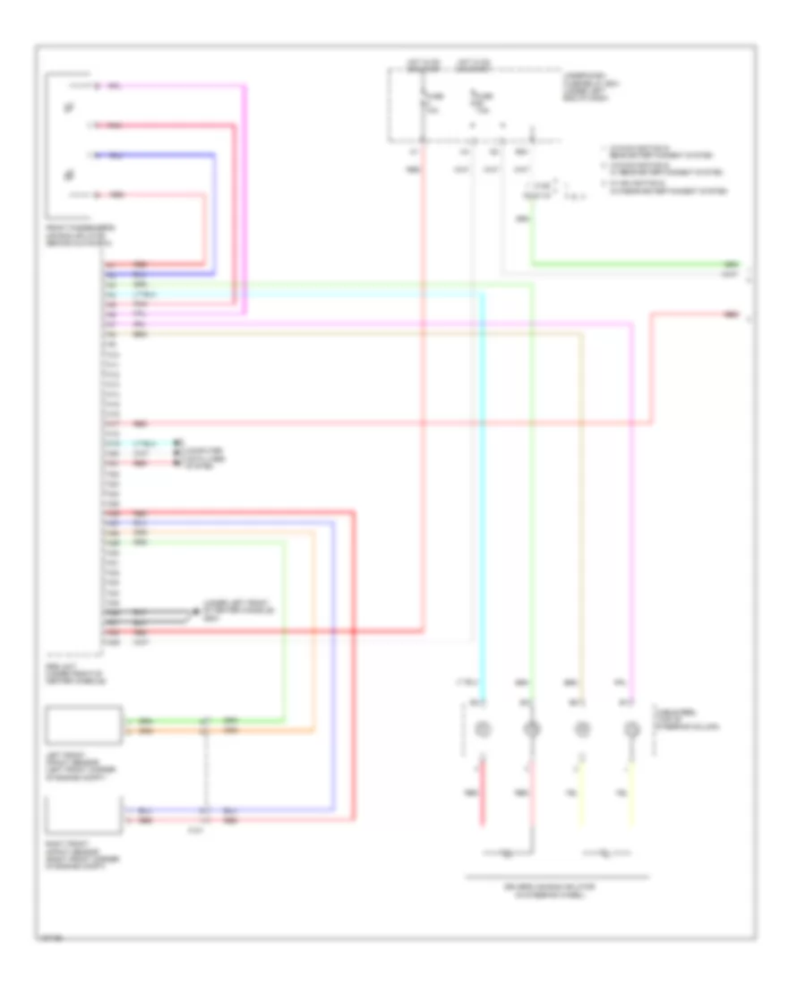 Supplemental Restraints Wiring Diagram 1 of 4 for Honda CR V EX 2014