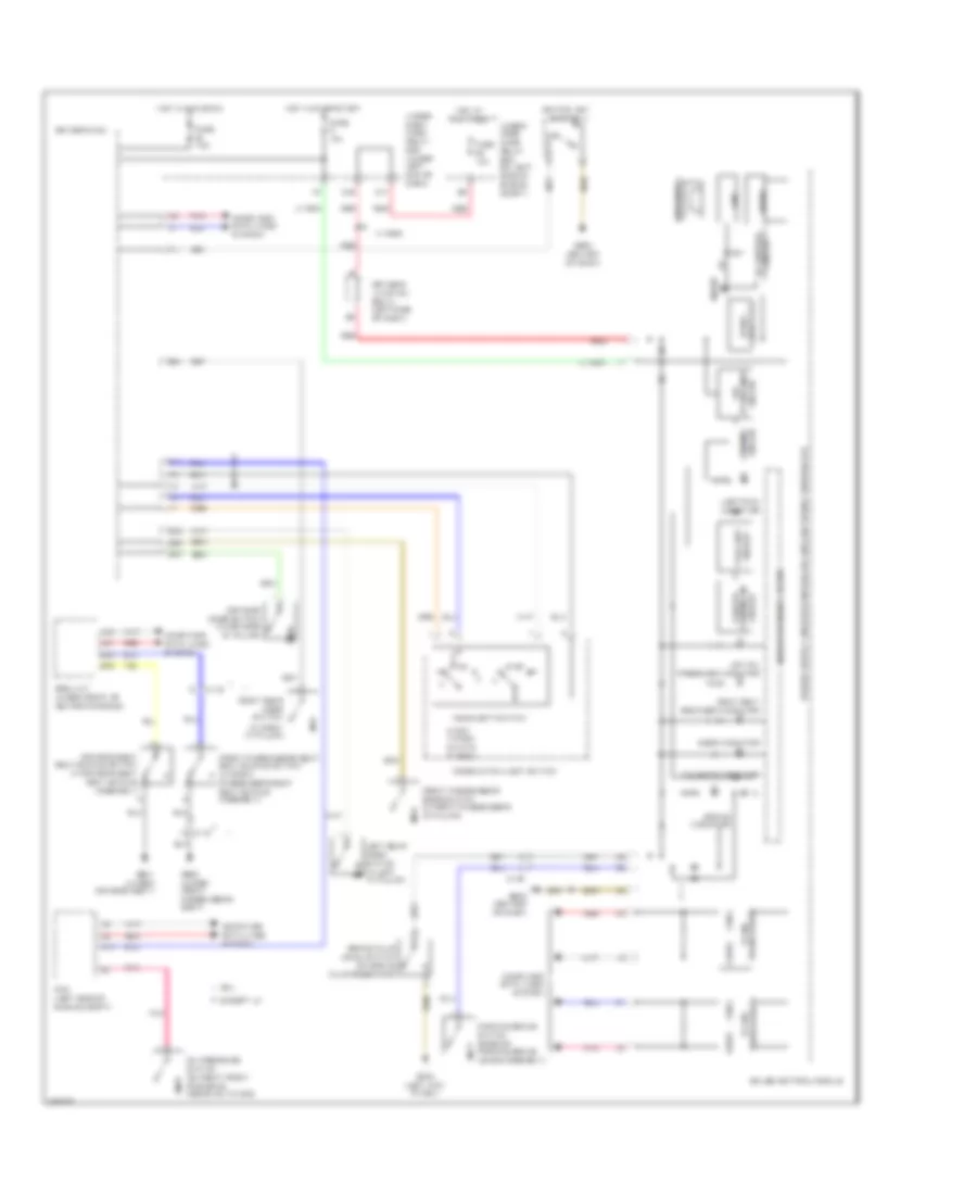 Chime Wiring Diagram for Honda CR V EX 2014