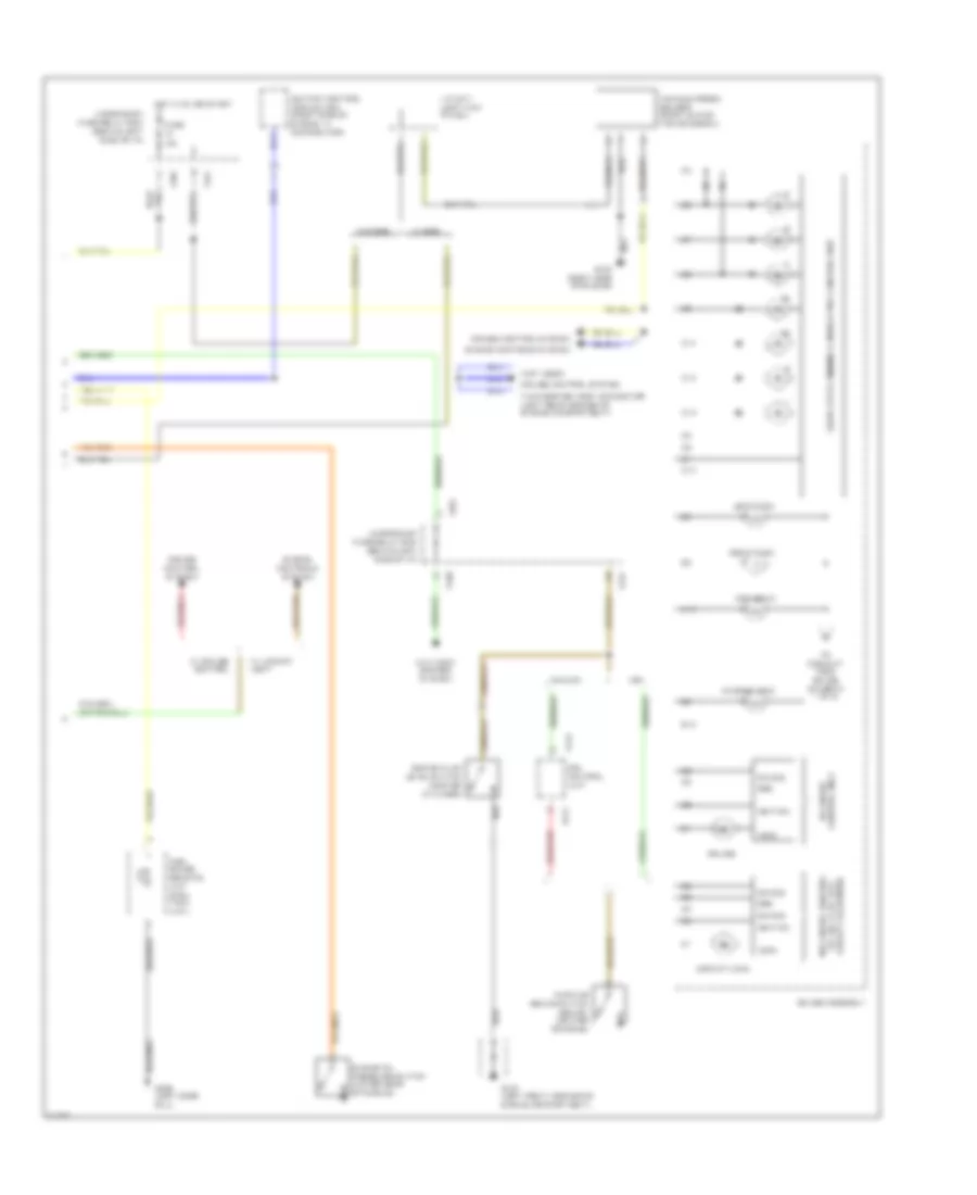 Instrument Cluster Wiring Diagram 2 of 2 for Honda Civic DX 1995
