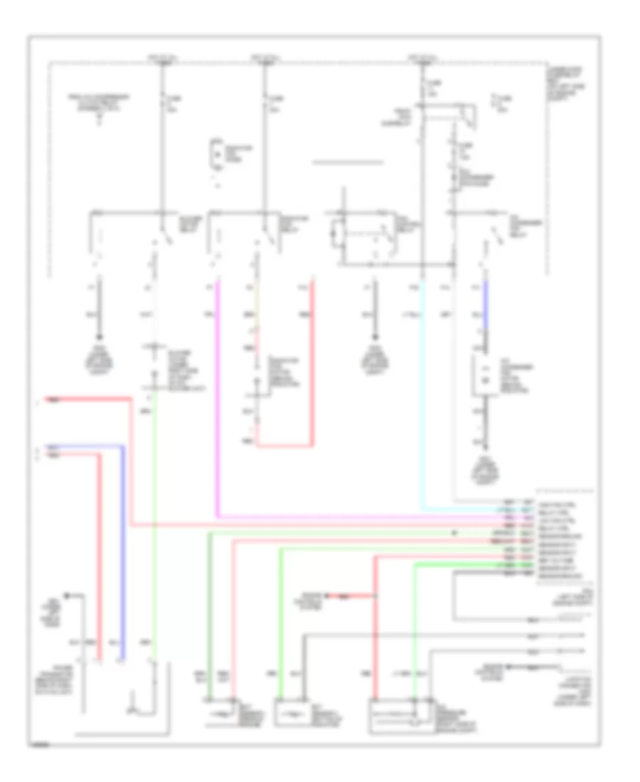 Manual A C Wiring Diagram 2 of 2 for Honda CR V LX 2008