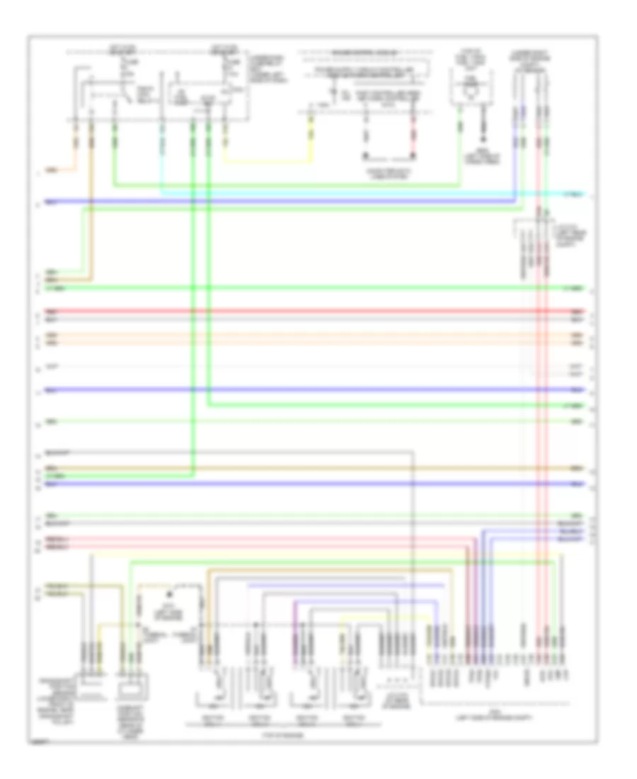 2.4L, Engine Performance Wiring Diagram (2 of 4) for Honda CR-V LX 2008